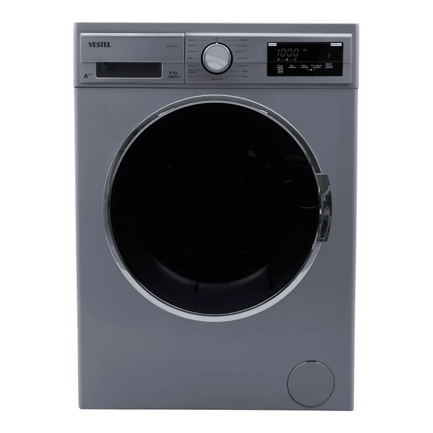 Vestel Washing Machine 9kg front view