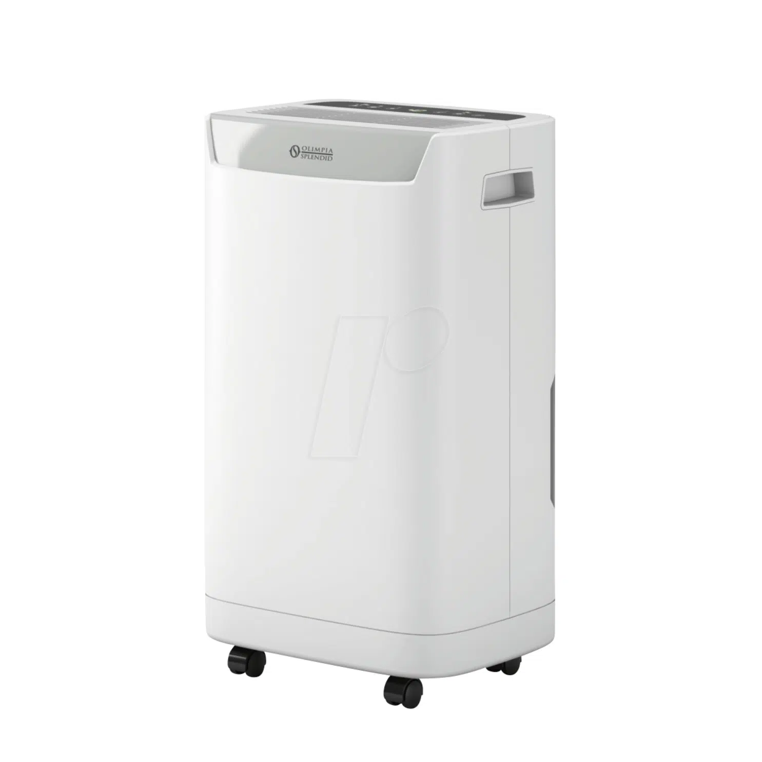 Olimpia Splendid white dehumidifier OS02063 front view with clean modern design