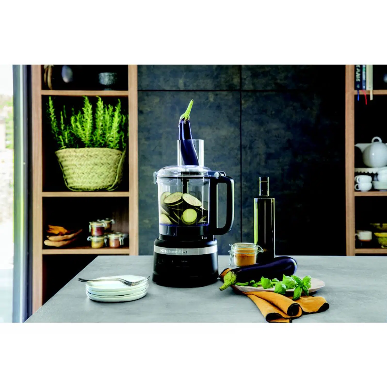 KitchenAid Food Processor-5KFP0919EBM