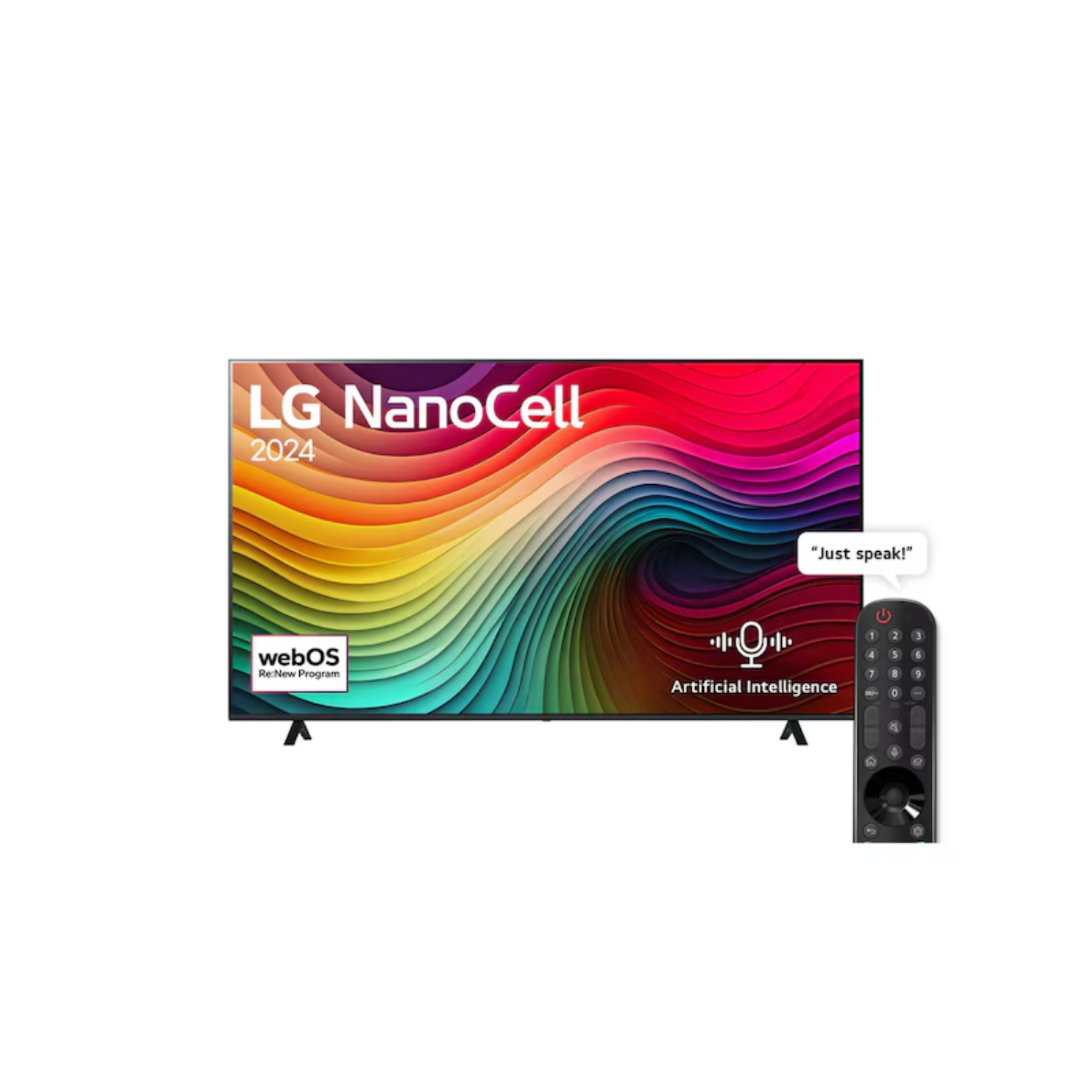LG TV Nano Cell Ultra HD 4K 75 Inches-LG75NANO80T6