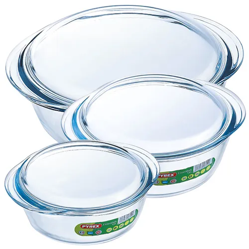 Pyrex Round Casserole Set-PY912S637