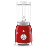 Smeg red blender BLF03RDEU Brand view with 1.5 liters capacity jar