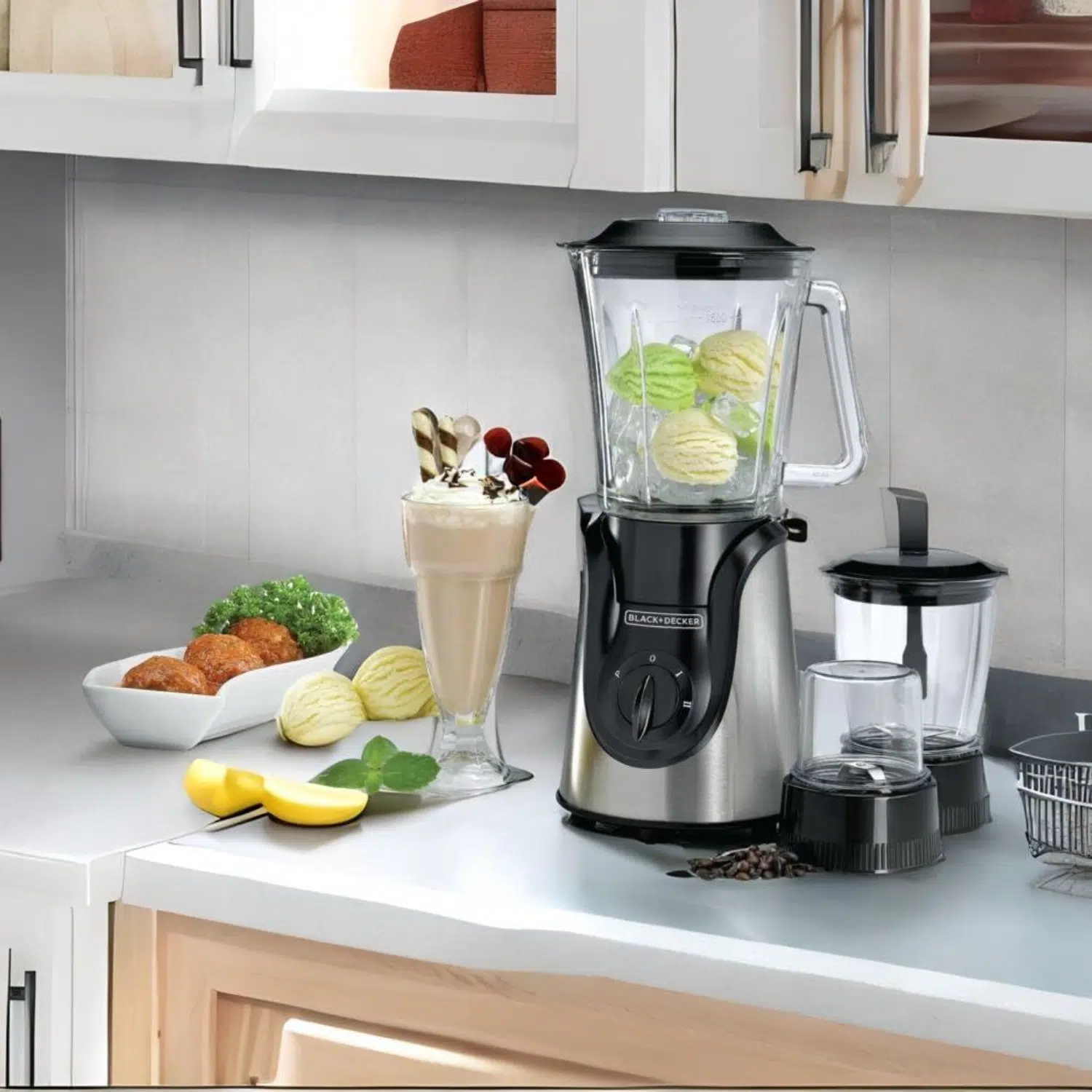 Black and Decker blender 1.5L BX600G-B5 front view