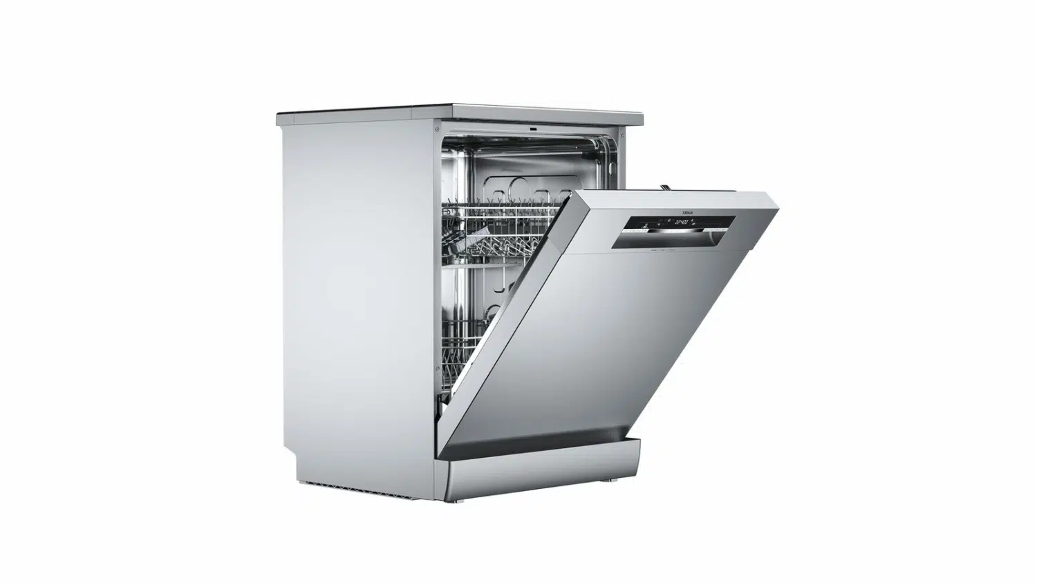 Teka freestanding dishwasher DFS 46710 SS in modern kitchen setting