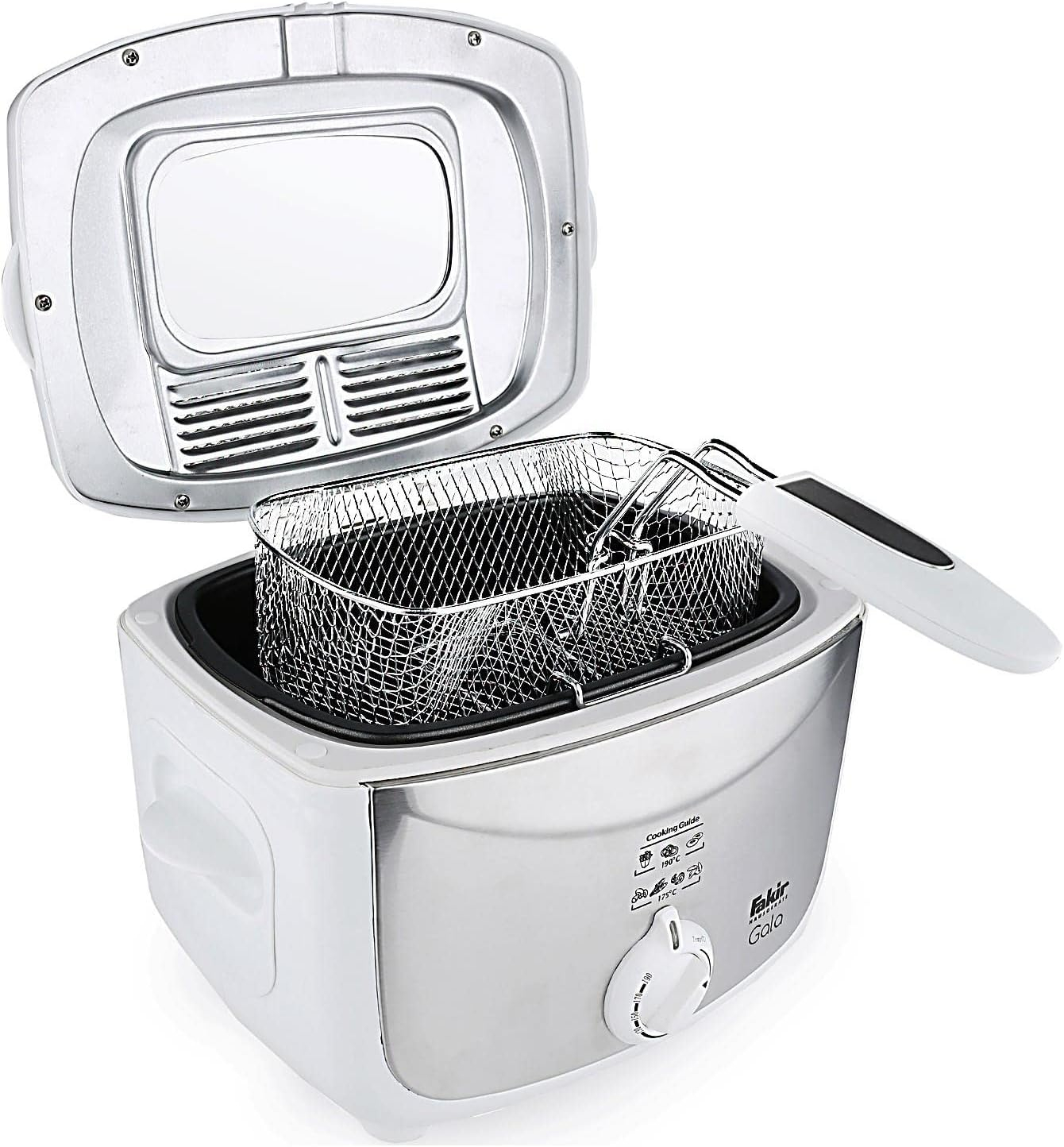 Fakir Gala deep fryer 1500W power with removable basket and oil container
