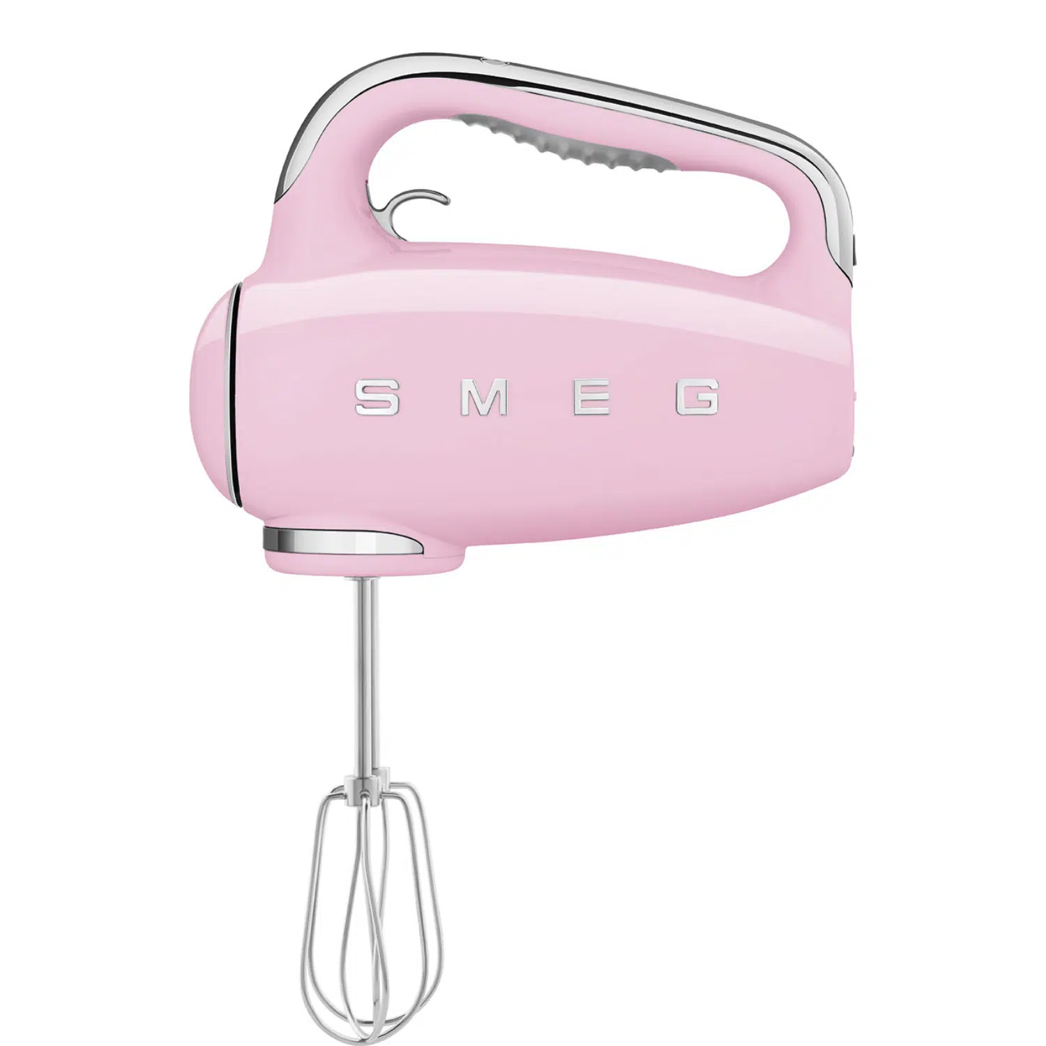 Smeg HMF01PKEU hand mixer with 250W power and ergonomic handle