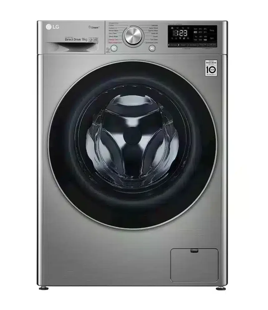 LG Washer 9 Kgs Front Load-Inverter-LGWV4149PVG