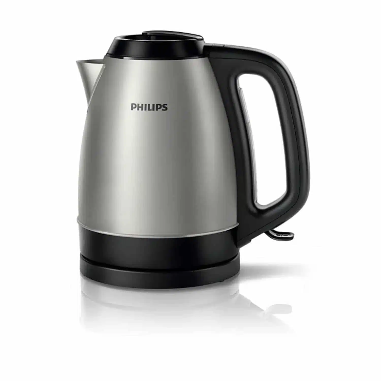 Philips kettle HD9305/26 front view with stainless steel body
