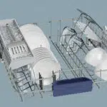 Control panel of Siemens SN25M231 dishwasher