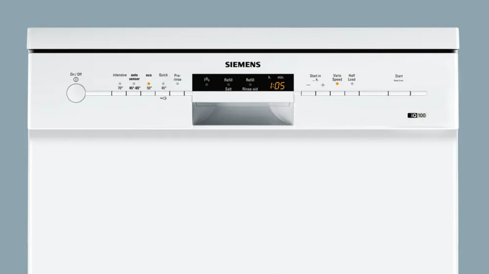 Siemens SN25M231 dishwasher in modern kitchen setting