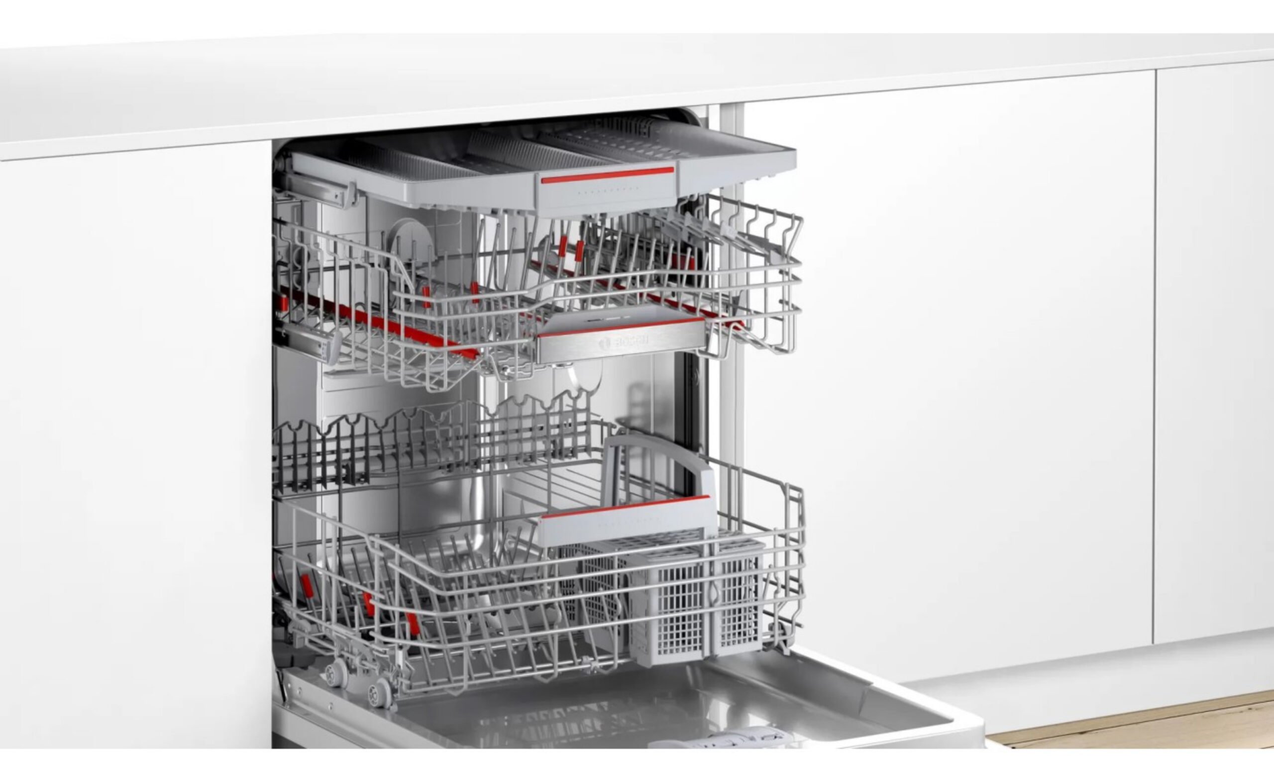 Interior racks of Smalvic Semi-Integrated Dishwasher