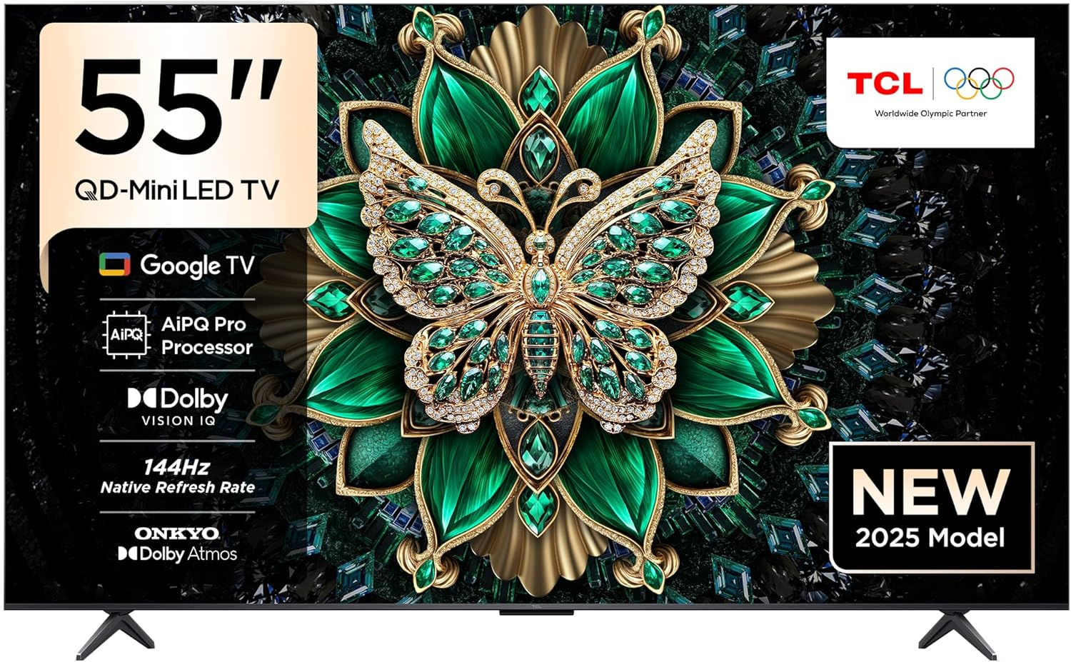 TCL TV 4K Ultra HD 55 Inches-TCL55C6K