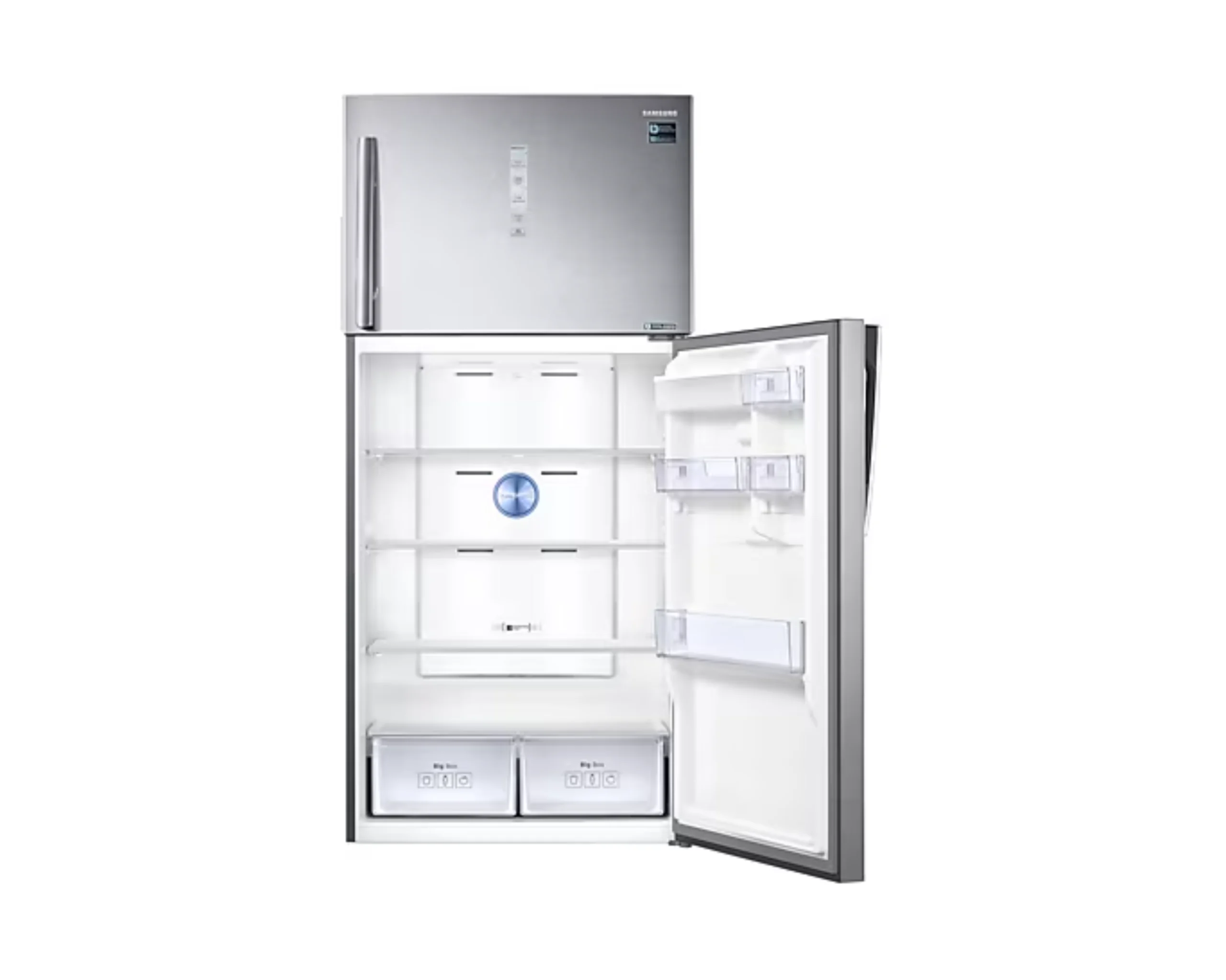Silver Samsung Four Door Refrigerator