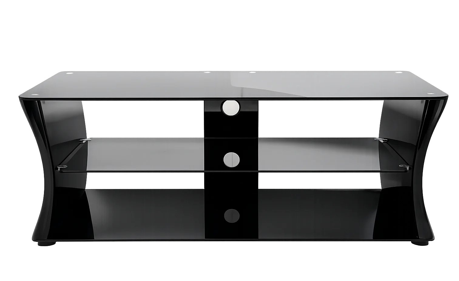 GASPARINI TABLE HIGH GLOSS PAINTING ON SIDE PANELS-G.TVT120T/GBS
