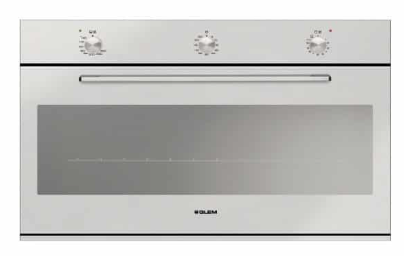 Glem Gas 90cm Built-In Oven-GF9G31IXN