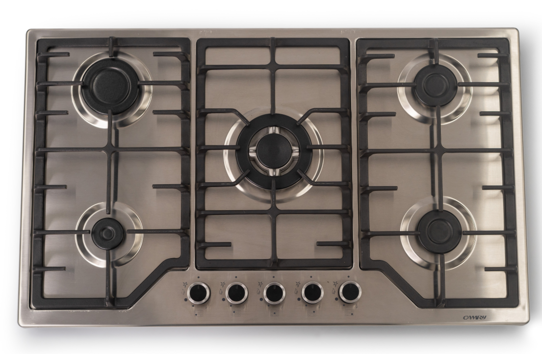 CAMRY 90 cm Built-In Gas Hob -CY-PFC90 4G+1BDC IX