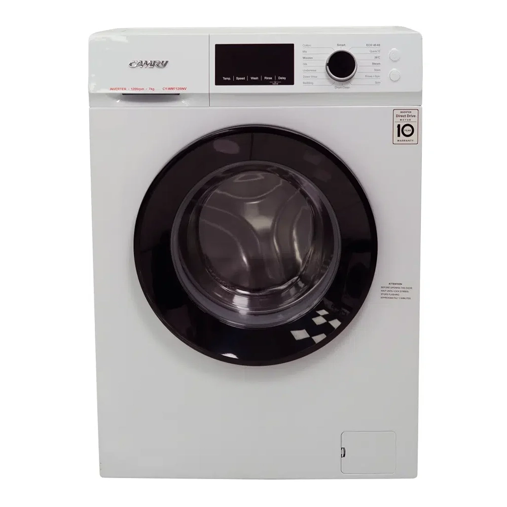 Camry Washer 7 Kgs Front Load -Inverter– CY-WM7120INV