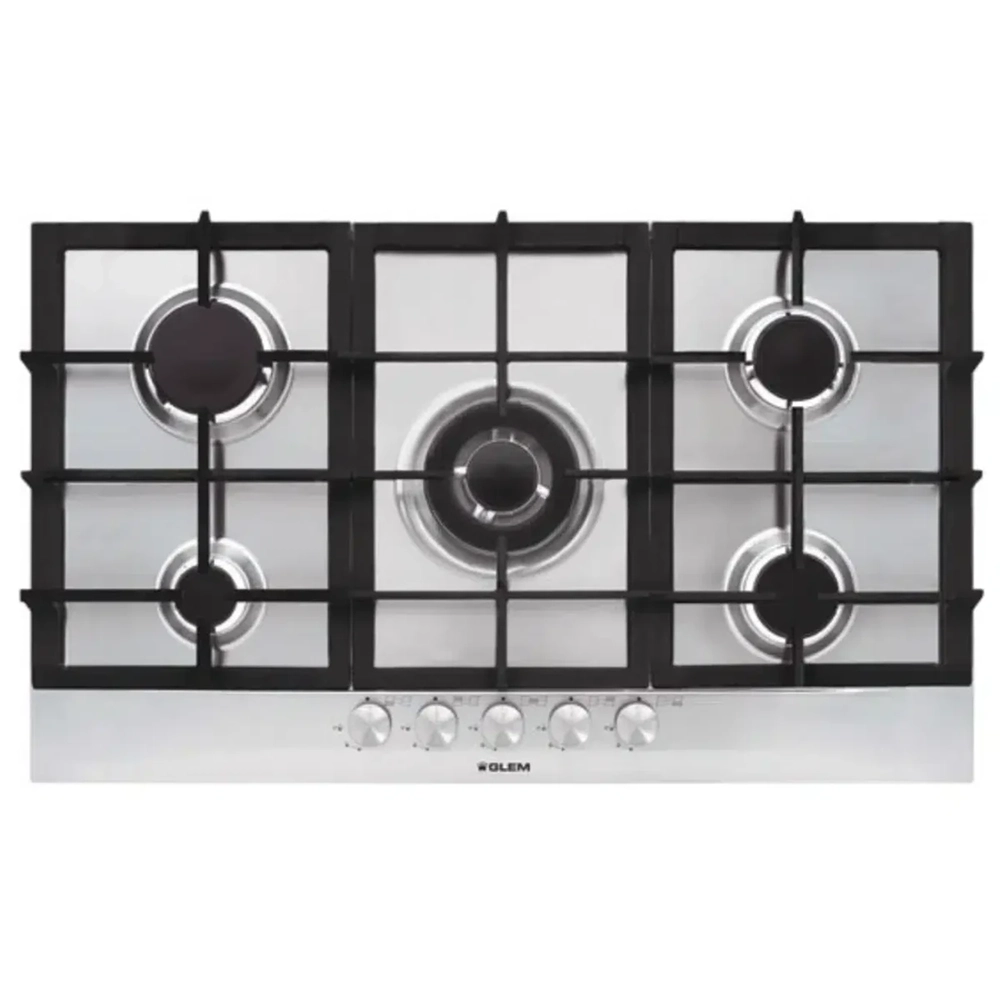 Glem Gas 90 cm Built-In Gas Hob –GT955HIX