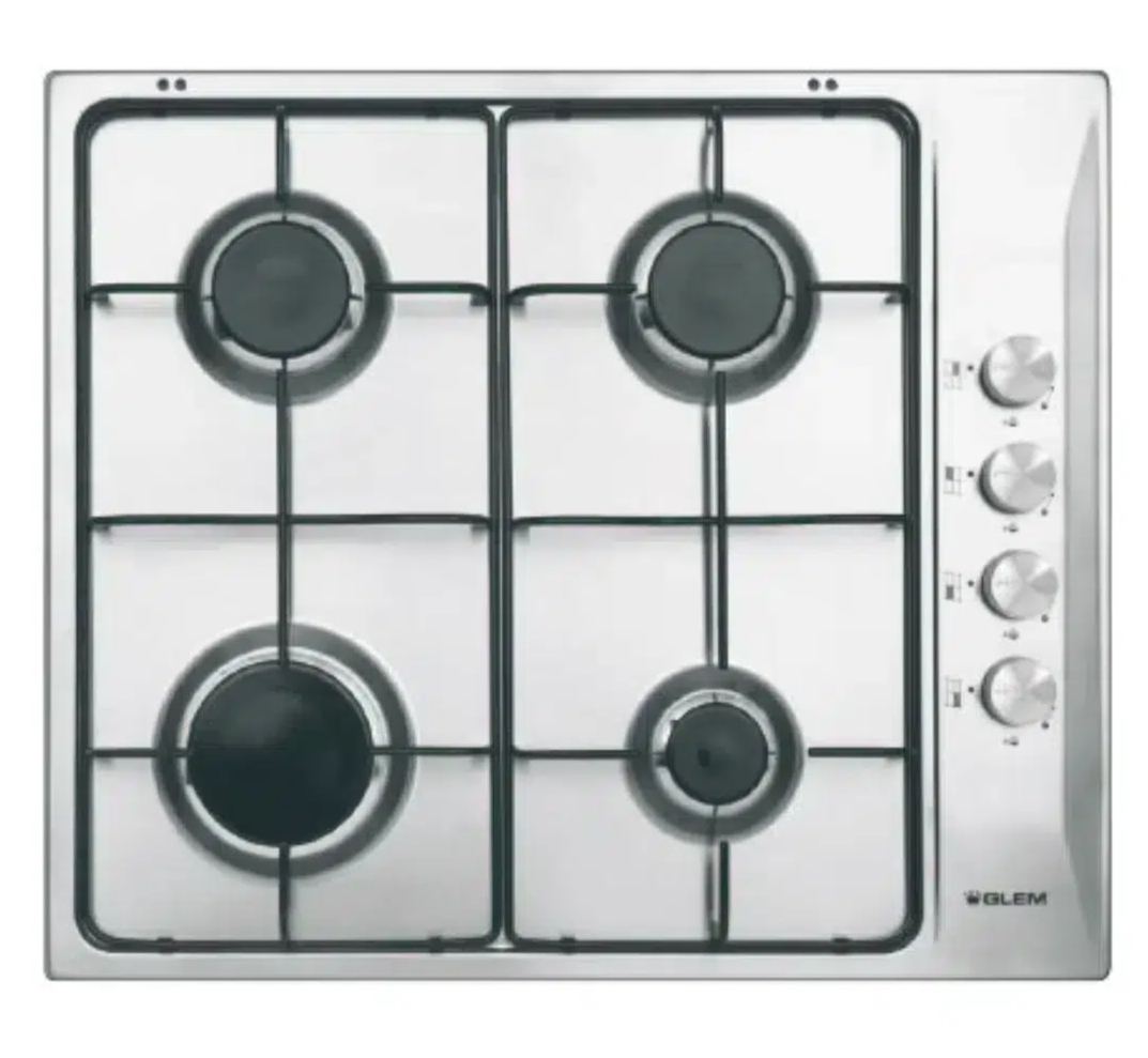 Glem Gas 60 cm Built-In Gas Hob – GTL64IX