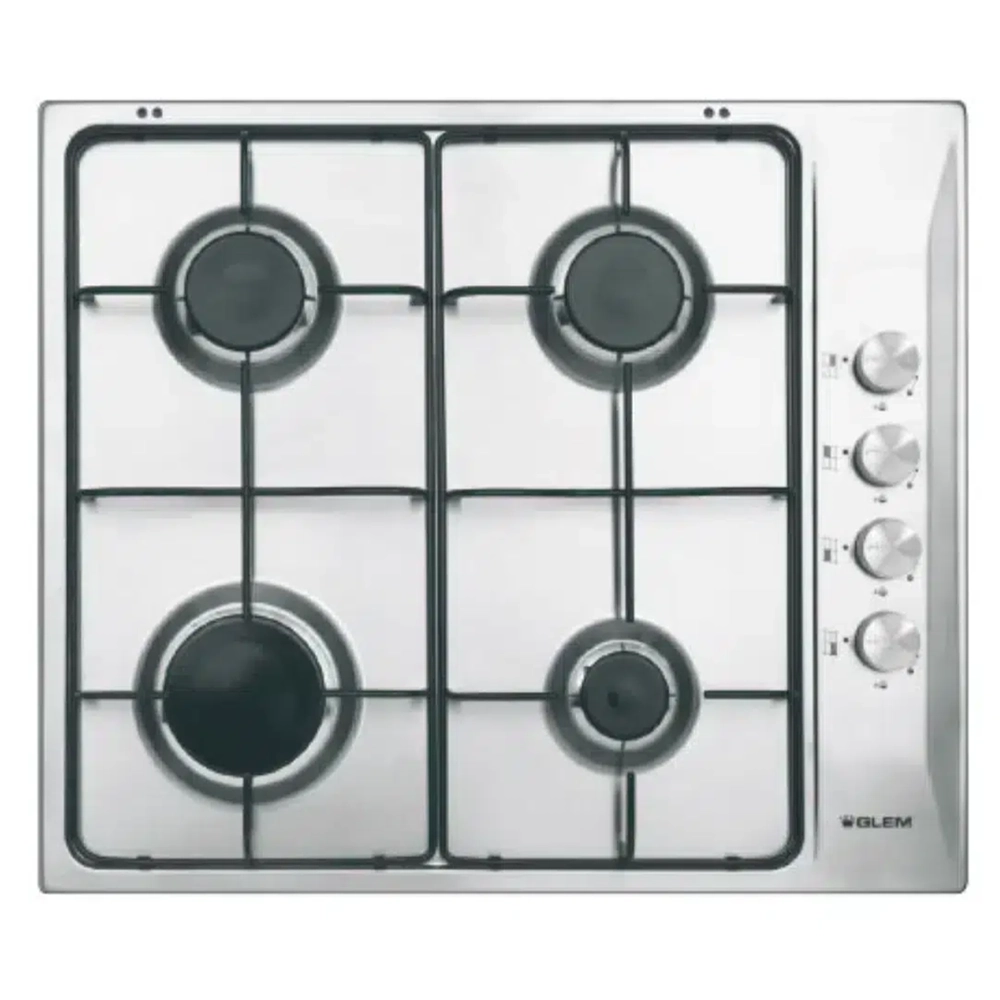 Glem Gas 60 cm Built-In Gas Hob – GTL64IX