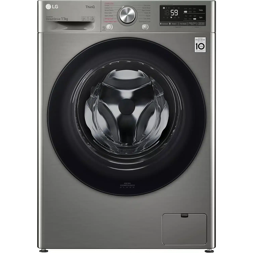 LG Washer 11 Kgs Front Load-Inverter-WR5011PSG