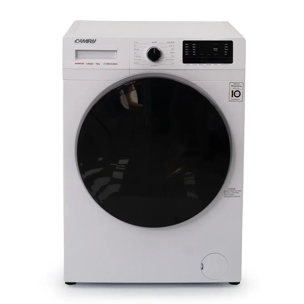 Camry Washer 10 Kgs Front Load-Inverter-CY-WM10120INV