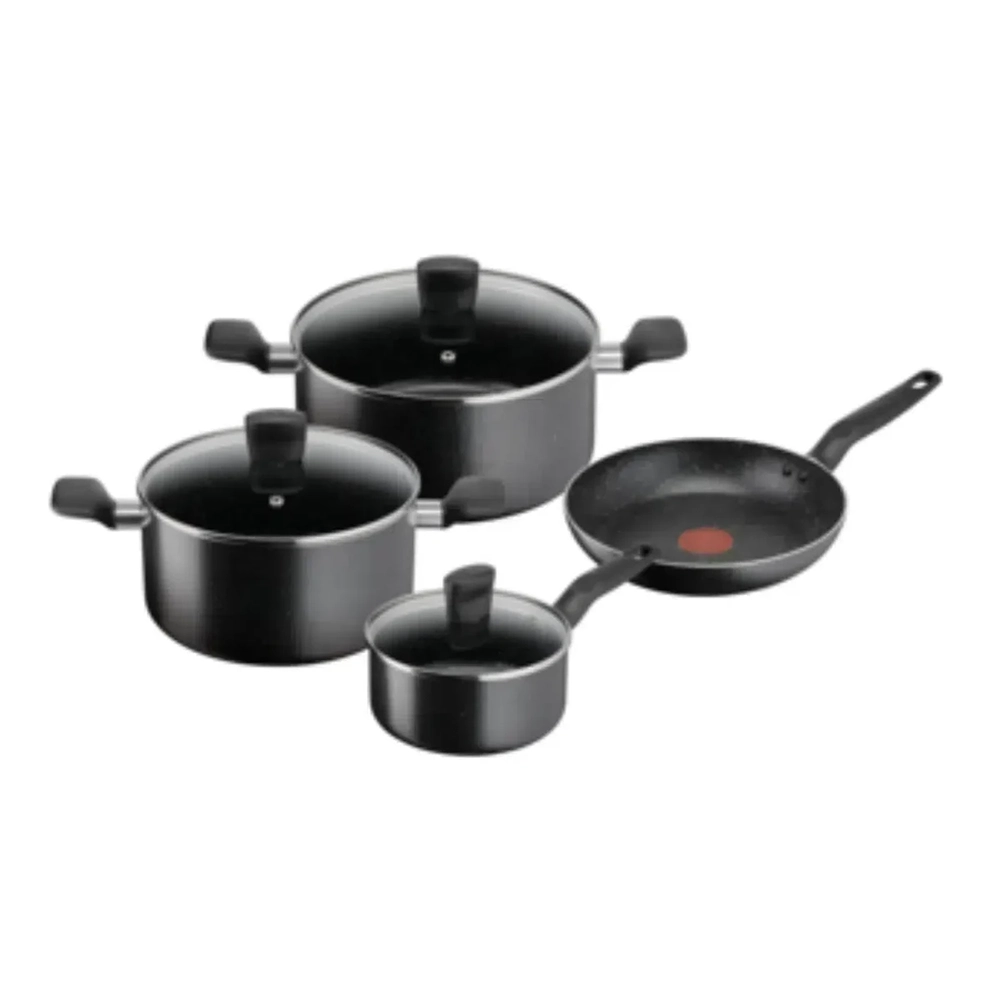 TEFAL Dark Stone 7 pc set stewpots-B491S785