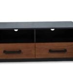 GASPARINI TABLE WALNUT VENEER ON DRAWER-G.TVT120TDR/WLBM