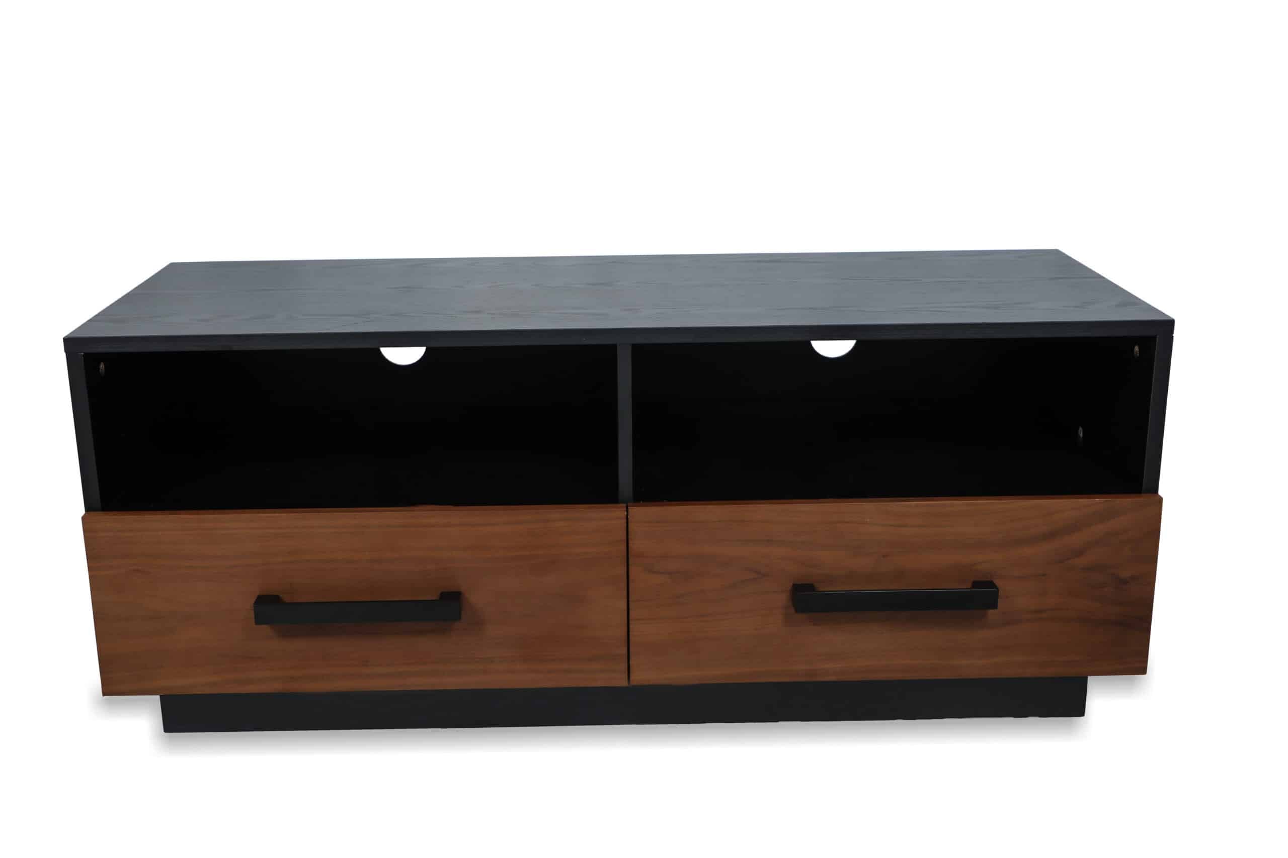 G.TVT120TDR-WLBM-1-scaled-1.jpg GASPARINI TABLE WALNUT VENEER ON DRAWER-G.TVT120TDR/WLBM - Image 1