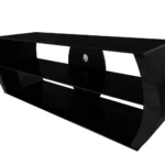 GASPARINI TABLE HIGH GLOSS BLACK PAINTING ON SIDE PANELS-G.TVT136T/GB