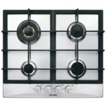 Glem Gas 60 cm Built-In Gas Hob-GLEMGT64HIX