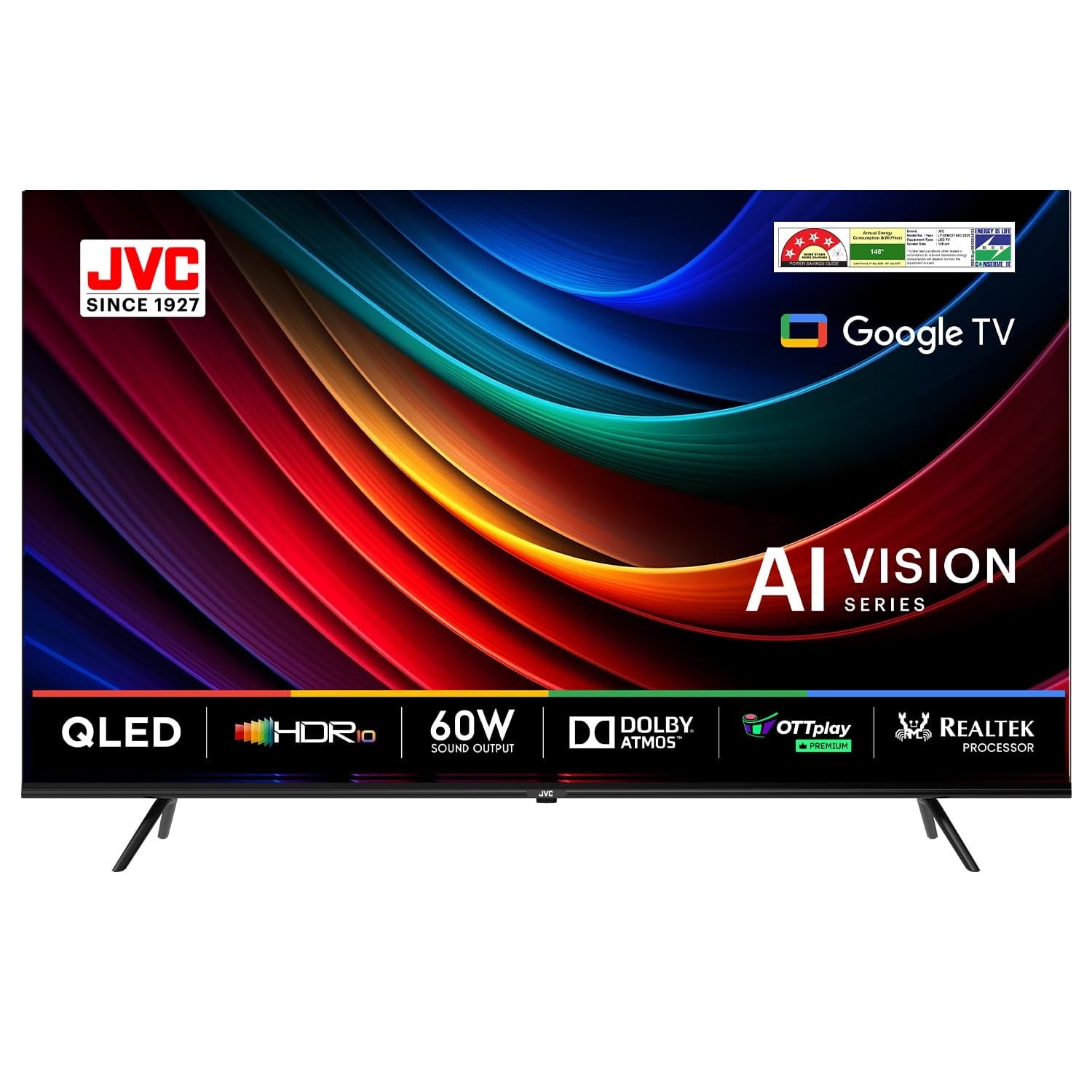 LT-55NQ7165C JVC TV QLED 4K Google TV 55 Inches-LT-55NQ7165C - Image 1