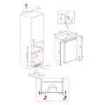 Teka Built-In Single Door Refrigerator  121 Liters-Inverter- TKI3 130 EU - Image 2