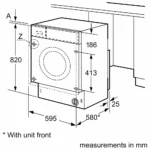Siemens Fully Integrated Washer‑Dryer-WK14D321GB - Image 2