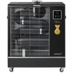 Airrex F2002F Infrared Heater with Fan silver finish for industrial and home space heating
